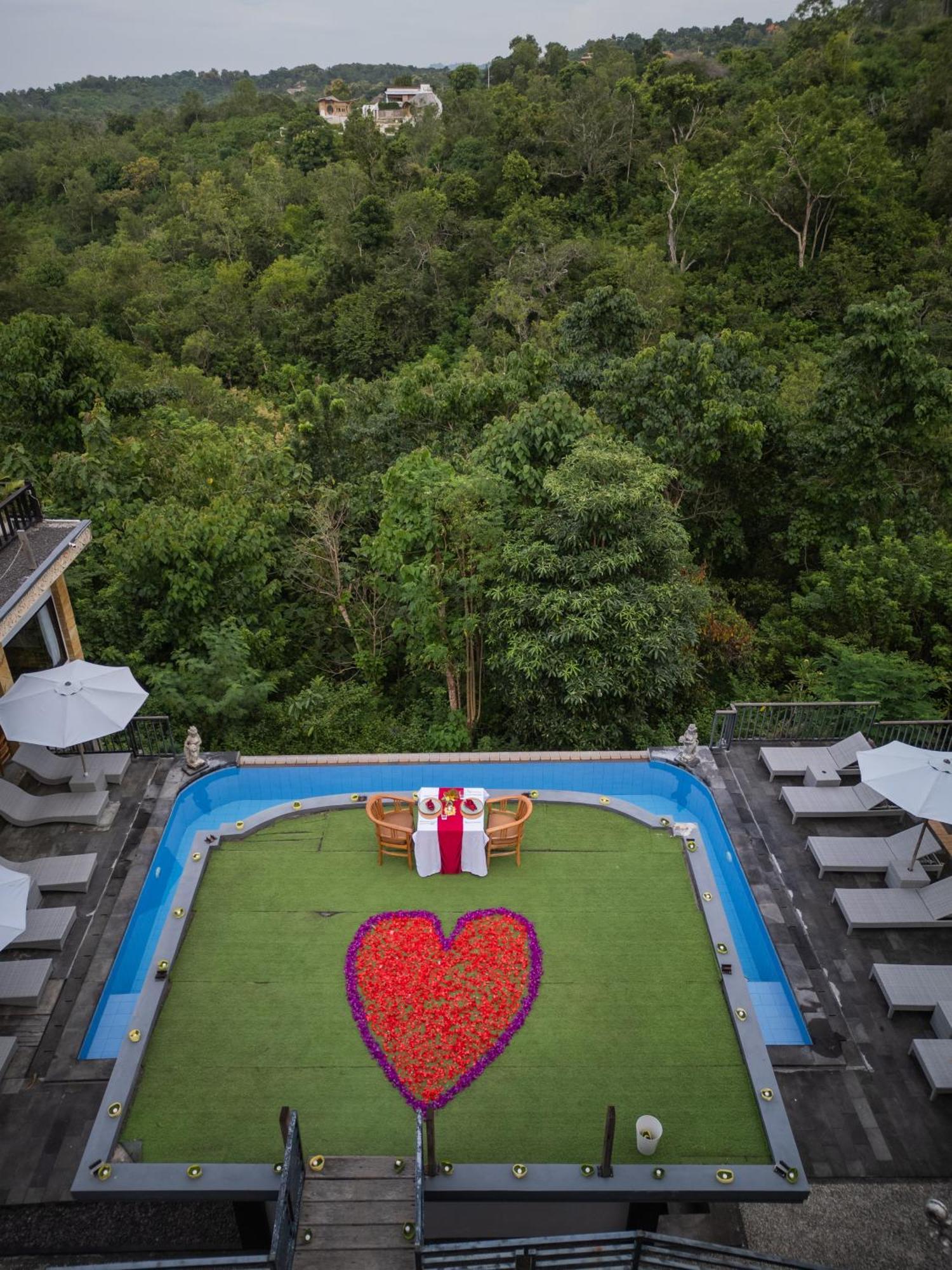 Abasan Hill Hotel&Spa Toyapakeh Buitenkant foto